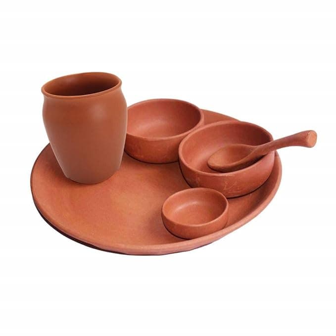 Terracotta dining set